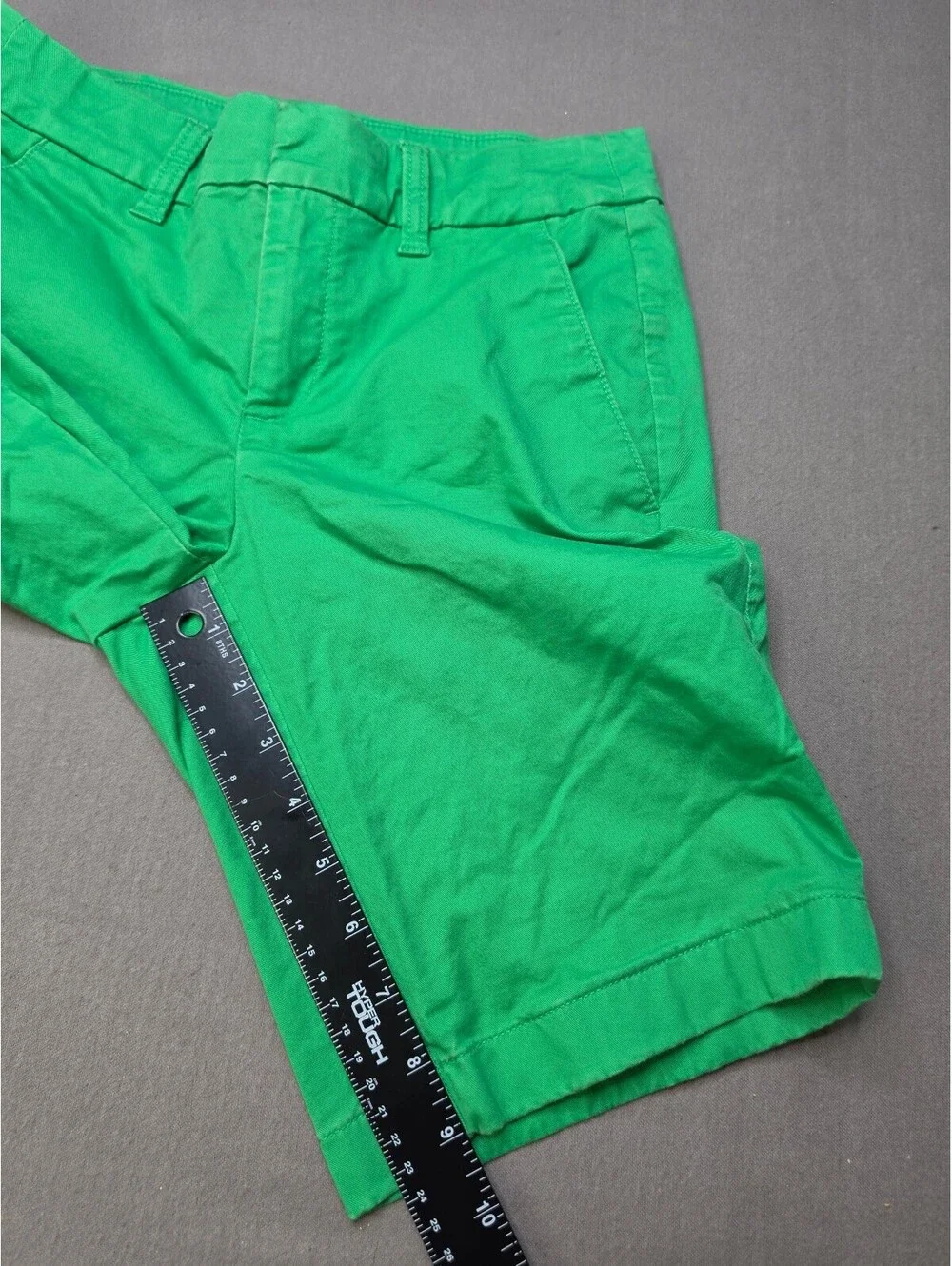 J.Crew Womens Size 00 Green Chino Bermuda Shorts 9